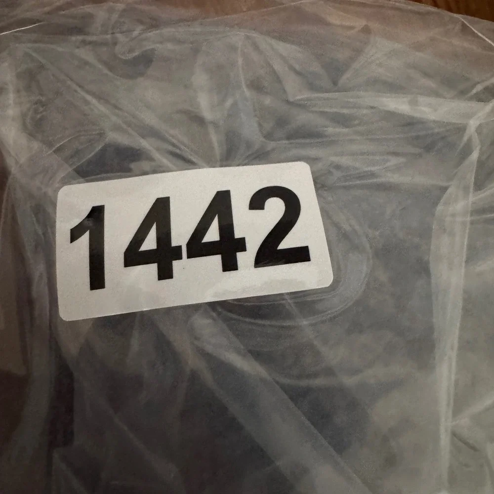 Abercrombie & Fitch Polo Sweater Mens Large Gray Cable Knit Oversized 12050419 - Picture 8 of 8